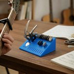 Gepersonaliseerde Multicolor 3D afgedrukte naam Gitaar plectrum Capo houder Plectrum opbergdoos Muziek Studio Decor Verjaardagscadeau voor muzikant Gitaarspeler