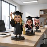 Personalized Mini 3D Graduation Photo Figurine Plaque with Text Anniversary Graduation Keepsake Birthday Gift for Graduates