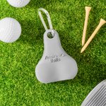 Gepersonaliseerde 3D geprinte Grappige Tekst Golfbalhouder en Teehouder met Clip Golfaccessoire Clubwedstrijd Souvenir Verjaardagsgeschenk voor Golfliefhebber
