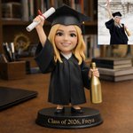 Personalized Mini 3D Graduation Photo Figurine Plaque with Text Anniversary Graduation Keepsake Birthday Gift for Graduates