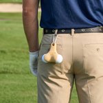 Gepersonaliseerde 3D geprinte Grappige Tekst Golfbalhouder en Teehouder met Clip Golfaccessoire Clubwedstrijd Souvenir Verjaardagsgeschenk voor Golfliefhebber