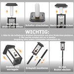 Personalisierte Solar-Gedenkleuchte mit Haustierfoto und Namen | Grablicht | Solarlampe für Garten | Erinnerungsgeschenk für Haustierliebhaber