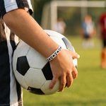 Personalised Ball Sports Silicone Band Bracelet with Engraved Text Birthday Game Day Gift for Sports Lovers