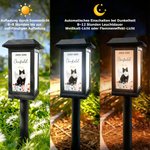 Personalisierte Solar-Gedenkleuchte mit Haustierfoto und Namen | Grablicht | Solarlampe für Garten | Erinnerungsgeschenk für Haustierliebhaber