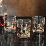 Personalised Guitar Studio Theme 10 oz Old Fashioned Whiskey Glass with Name Birthday Gift for Guitar Music Lover