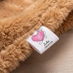 Personalised 100% Cotton Sewing Labels Tags with Name and Text for Clothing Handmade Item Set of 50 Gift for Knitting DIY Craft Lovers