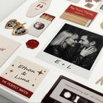 Personalized Romantic Matchbox Collage Photo Framed Canvas Print with Names and Texts Ship from USA Anniversary Valentine's Day Gift for Couples