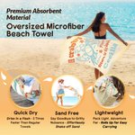Personalizzato Se Crabby Asciugatura rapida Asciugamano da spiaggia con nome Attività all'aperto Festa di compleanno in spiaggia Regalo per amici Famiglia