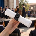 Porte-monnaie labyrinthe pour diplôme personnalisé imprimé en 3D avec nom Cadeau de fin d'études pour les diplômés