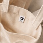 Personalised 100% Cotton Sewing Labels Tags with Name and Text for Clothing Handmade Item Set of 50 Gift for Knitting DIY Craft Lovers