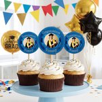 Personalized Graduation Photo Cupcake Topper with Name Graduation Ceremony Gift for Graduates