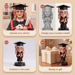 Personalized Mini 3D Graduation Photo Figurine Plaque with Text Anniversary Graduation Keepsake Birthday Gift for Graduates