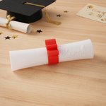 Porte-monnaie labyrinthe pour diplôme personnalisé imprimé en 3D avec nom Cadeau de fin d'études pour les diplômés
