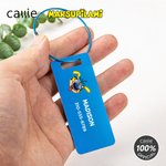 Personalised  Long-Tailed Leopard Marsupilami  Luggage Tag with Text Travel Essentials Birthday Gift for Family Travel Lovers | Callie × Marsupilami®