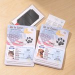 Personalised US Passport Inspired Pet Passport Photo Album with Pet Photo and Name Travel Keepsake Birthday Adoption Gift for Pet Owners