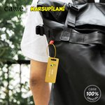 Personalised  Long-Tailed Leopard Marsupilami  Luggage Tag with Text Travel Essentials Birthday Gift for Family Travel Lovers | Callie × Marsupilami®