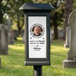 Personalizada Siempre Amado Mariposa Foto Solar Luz de Jardín con Nombre y Año Decoración de Jardín Memorial Simpatía Regalo para la Familia Amigo
