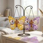 Acchiappasole personalizzato in acrilico multicolore con nome e anno, appeso in casa, in camera da letto, regalo di simpatia per la famiglia