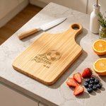 Personalized Soccer Name Number Reversible Cheese Charcuterie Cutting Board with Grip Housewarming Birthday Gift for Soccer Player