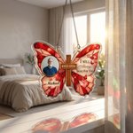Acchiappasole personalizzato in acrilico multicolore con nome e anno, appeso in casa, in camera da letto, regalo di simpatia per la famiglia