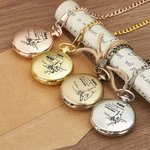 Gepersonaliseerd klassiek zakhorloge met gegraveerde naam van papa en 1-5 kindernamen – verjaardags- en Vaderdagcadeau voor papa of opa
