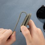 Personalized Leather Multifunctional Name Car Sunglasses Holder Magnetic Clip Daily Use New Car Birthday Gift for Car Owners