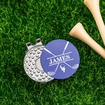 Marcador de Bolas de Golf Personalizado Clip Magnético para Sombrero con Nombre Accesorios de Golf de Primera Calidad Regalo para Aficionados al Golf