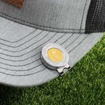 Personalisierte Edelstahl magnetische Golf Ball Marker Hut Clip mit Text Premium-Zubehör Geburtstagsgeschenk für Golfer