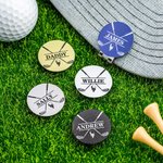 Marcador de Bolas de Golf Personalizado Clip Magnético para Sombrero con Nombre Accesorios de Golf de Primera Calidad Regalo para Aficionados al Golf