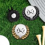 Personalised Golf Clubs Monogram Magnetic Hat Clip Golf Ball Marker with Initial and Name Birthday Game Day Golf Club Gift for Golfer Golf Lover