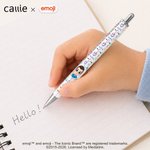 Personalizzato colorato Emoji Mix Cartoon Character penna a sfera con nome uso quotidiano regalo di compleanno per la famiglia | Callie × emoji ™