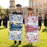 Personalised Floral Quick Dry Oversized Beach Towel with School Name and Name Travel Essentials Beach Party Graduation Gift for Friends Graduates