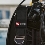 Personalized Embroidered Dive Flag Name BCD Identification Tag Game Day Team Dive Club Gift for Scuba Diver Scuba Instructor Ocean Enthusiast