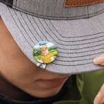 Personalized Pet Photo Magnetic Hat Clip Golf Ball Marker with Name Birthday Anniversary Game Day Gift for Golf Lovers