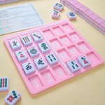 Personalized 3D Printing Mahjong Charleston Practice Board with Text Mahjongg Accessory Mahjong Night Gift for Mahjong Lover Player