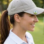 Personalisierte Geburt Blume Golf Ball Marker Magnetische Hut Clip mit Namen Geburtstag Spiel Tag Geschenk für Golfspieler Liebhaber