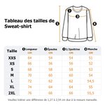 Sweat-shirt unisexe 100% coton personnalisé avec nom - Cadeau de fête des Mères et fête des Pères pour les parents