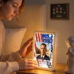 Personalized In Loving Memory Fallen Soldier LED Photo Frame Mirror with Name Memorial Day Sympathy Gift for Army Family Loss of Loved One
