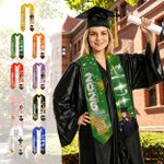Personalized Class of 2026 Photo Collage Multicolor Graduation Stoles with Name and Text Loving Memorial Graduation Gift for Graduates
