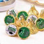 Adesivi di laurea personalizzati per caramelle al cioccolato 252 pezzi Classe 2026 Bomboniere per feste di laurea