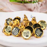 Adesivi di laurea personalizzati per caramelle al cioccolato 252 pezzi Classe 2026 Bomboniere per feste di laurea