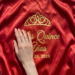 Personalised Mis Quince Sweet 15 Robe Slippers Crown Set with Name and Date Birthday Quinceanera Gift for Girls Daughters Friends