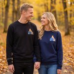 Personalized Couple Photo Embroidered T-shirt Quarter Zip Sweatshirt Hoodie with Text Birthday Wedding Anniversary Gift for Couple