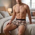 Give Him A Naughty Surprise - Personalised Face Photo Men's Underwear Boxer Brief