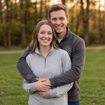 Personalized Couple Photo Embroidered T-shirt Quarter Zip Sweatshirt Hoodie with Text Birthday Wedding Anniversary Gift for Couple