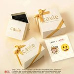 Personalisierte Gänseblümchen Halskette | mit Namen und Geburtssteinen | 2-in-1 Familienschmuck | Geburtstag Geschenk für Frauen | Callie × emoji ™