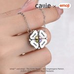 Personalisierte Gänseblümchen Halskette | mit Namen und Geburtssteinen | 2-in-1 Familienschmuck | Geburtstag Geschenk für Frauen | Callie × emoji ™