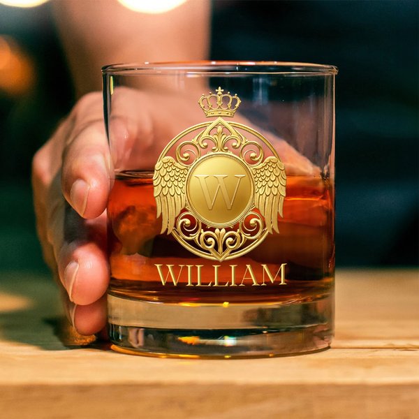 Verre à whisky personnalisé avec nom pour la fête des pères Cadeau d'anniversaire pour père amateur de whisky