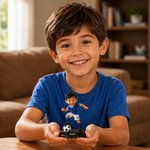 Personalized Cartoon Soccer Kids Photo Figurine Ornament with Name Desk Decor Team Birthday Gift for Boys Soccer Lovers