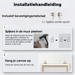 Gepersonaliseerde aquarel foto huisdier Minimalistische Canvas afdrukken met naam Home Decor Memorial dagelijks cadeau voor dierenliefhebbers